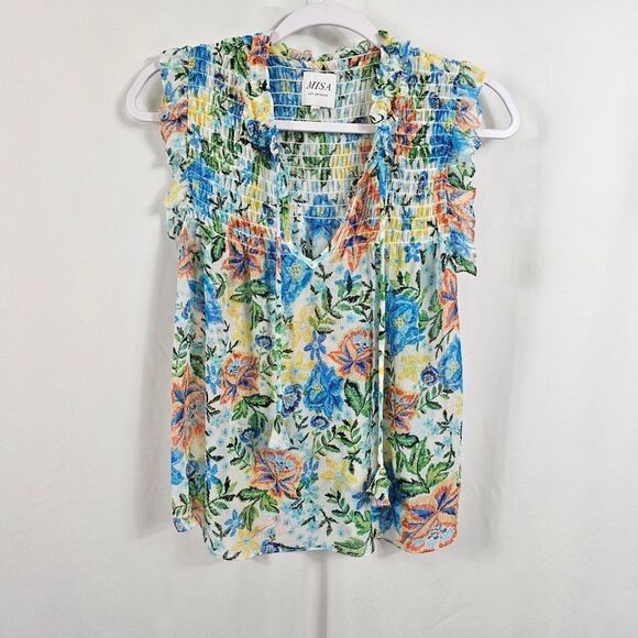 Misa Los Angeles Agot Top in Oasis Floral - Size XS - Picture 2 of 12